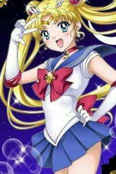 Journal: Sailor Moon Soft Glossy Cover Journal Lined Pages Book 6 x 9 Inches 110 Pages