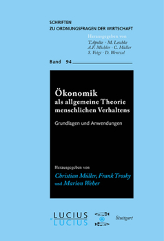 Paperback Ökonomik als allgemeine Theorie menschlichen Verhaltens [German] Book