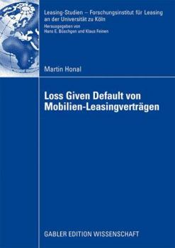 Paperback Loss Given Default Von Mobilien-Leasingverträgen [German] Book