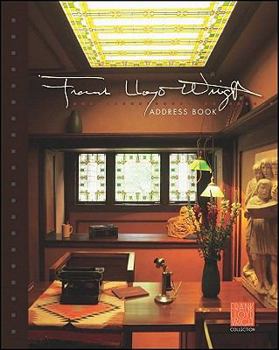 Hardcover Frank Lloyd Wright Address Book (Frank Lloyd Wright Collection) Book