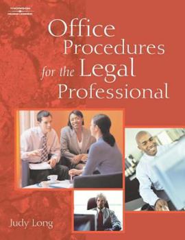 Paperback Office Procedures for the Legal Professional Book