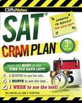 Paperback Cliffsnotes SAT Cram Plan 3rd Edition Book