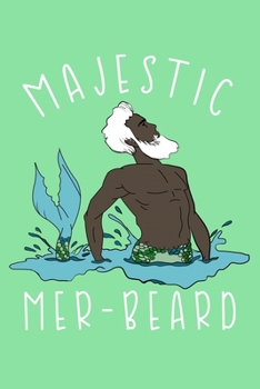 Paperback Majestic Mer Beard: Notebook Wide Rule Book