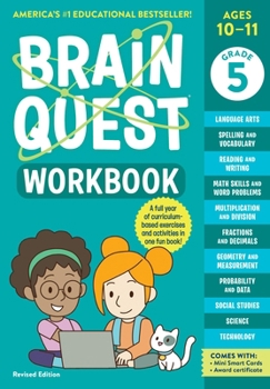 Paperback Brain Quest Workbook: 5th Grade Revised Edition Book