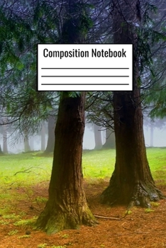 Paperback Composition Notebook: Beautiful Nature Trees Notebook For Kids Teens Adults Parents Couples To Write Daily Journal Notes Book