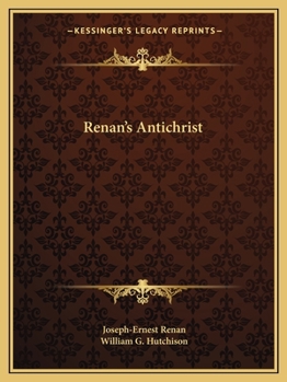 Paperback Renan's Antichrist Book