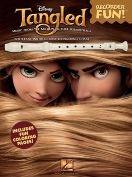 Paperback Tangled - Recorder Fun!: With Easy Instructions & Fingering Chart Book