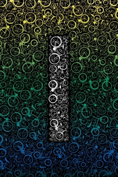 I: Letter I Initial Personalized Monogram Bike Notebook - Biker's Bicycle College Ruled Notebook, Writing Pad, Journal or