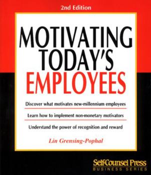 Paperback Motivating Today's Employees Book
