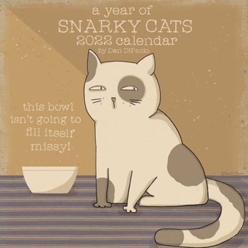 Calendar A Year of Snarky Cats 2022 Wall Calendar Book