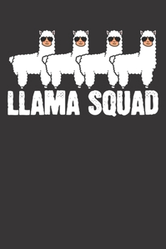 Notebook: Llama Alpaca Animal Squad Vintage Gift College Ruled 6x9 120 Pages