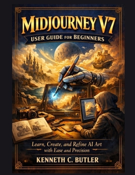 Paperback Midjourney V7 User Guide for Beginners: Learn, Create, and Refine AI Art with Ease and Precision Book