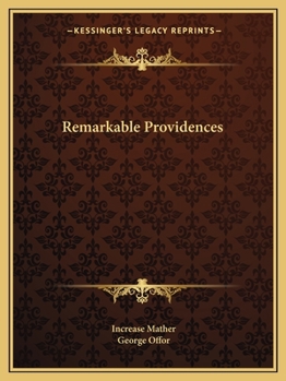 Paperback Remarkable Providences Book