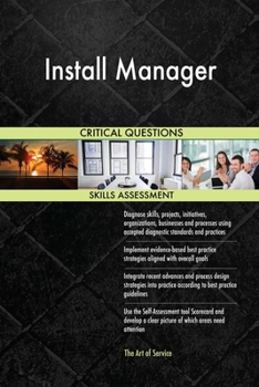Paperback Install Manager Critical Questions Skills Assessment Book
