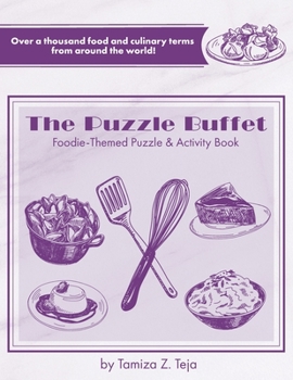 Paperback The Puzzle Buffet: Foodie-Themed Puzzle & Activity Book