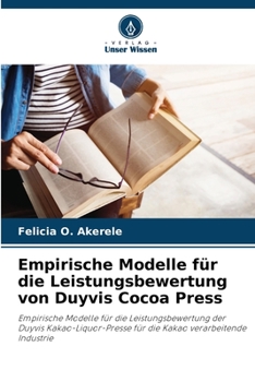 Paperback Empirische Modelle für die Leistungsbewertung von Duyvis Cocoa Press [German] Book