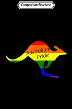 Composition Notebook: Australian Gay Pride  Journal/Notebook Blank Lined Ruled 6x9 100 Pages