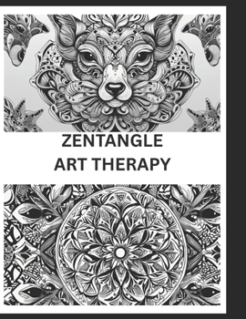Paperback Zentangle the art therapy 80 pages Book