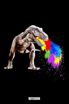 Notebook: Dinosaur Notizbuch A5 punktierte 110 Seiten, Notizheft / Tagebuch / Reise Journal, perfektes Geschenk für Sie deine Familie und Freunde ... für Liebhaber von Dino-Themen. Dieses N