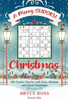 Paperback A Merry SUDOKU Christmas [Large Print] Book