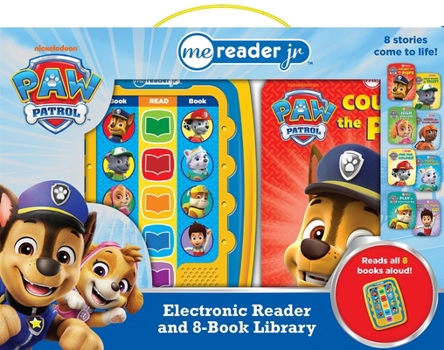 Hardcover Nickelodeon Paw Patrol: Me Reader Jr Electronic Reader and 8-Book Library Sound Book Set [With Electronic Reader and Battery] Book