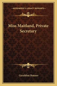Paperback Miss Maitland, Private Secretary Book