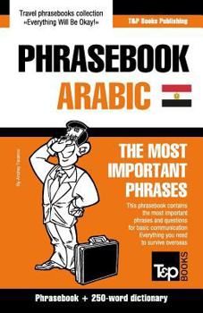 Paperback English-Egyptian Arabic phrasebook and 250-word mini dictionary Book