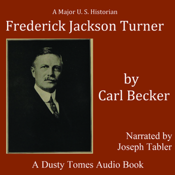 Frederick Jackson Turner B0CNQDCVN5 Book Cover