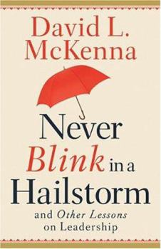 Paperback Never Blink in a Hailstorm and Other Lessons on Leadership Book