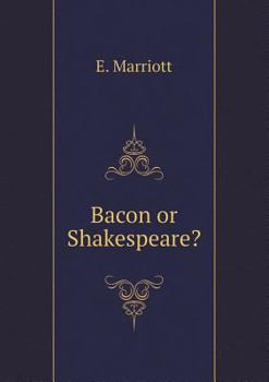 Paperback Bacon or Shakespeare? Book