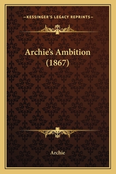 Paperback Archie's Ambition (1867) Book