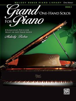 Paperback Grand One-Hand Solos for Piano, Bk 2: 8 Elementary Pieces for Right or Left Hand Alone Book