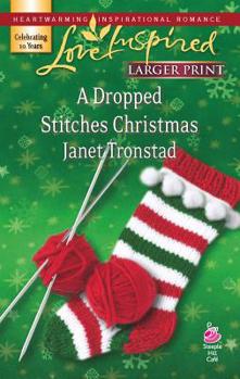 Mass Market Paperback A Dropped Stitches Christmas [Large Print] Book