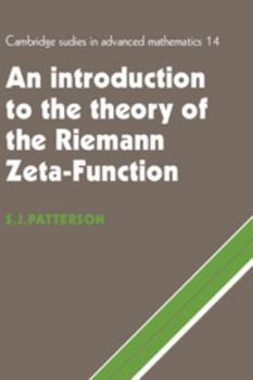Hardcover An Introduction to the Theory of the Riemann Zeta-Function (Cambridge Studies in Advanced Mathematics, Series Number 14) Book
