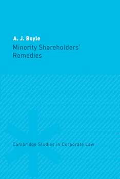 Paperback Minority Shareholders' Remedies Book