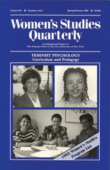 Paperback Feminist Psychology: Curriculum and Pedagogy: 1 & 2 Book