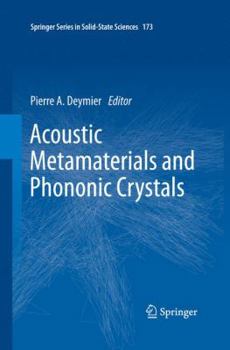 Paperback Acoustic Metamaterials and Phononic Crystals Book