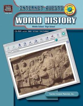 Paperback Internet Quests: World History [With CDROM] Book