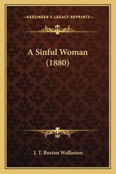 Paperback A Sinful Woman (1880) Book