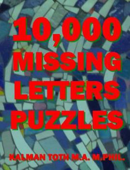 Paperback 10,000 Missing Letters Puzzles Book