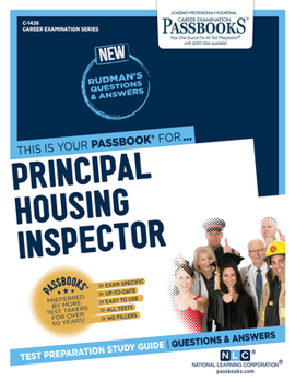 Paperback Principal Housing Inspector (C-1426): Passbooks Study Guide Volume 1426 Book