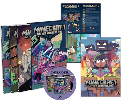 Paperback Minecraft: Wither Without You Boxed Set (Graphic Novels) Book