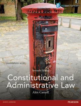 Paperback Constitutional and Administrative Law (Foundations) Premium Pack (Foundation Studies in Law Series) Book