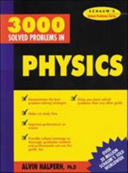 Paperback 3,000 Solved Problems in Physics Book