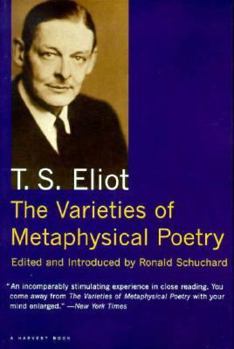 Paperback The Varieties of Metaphysical Poetry Book