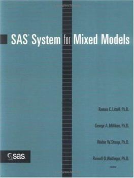 Paperback SAS System for Mixed Models Book
