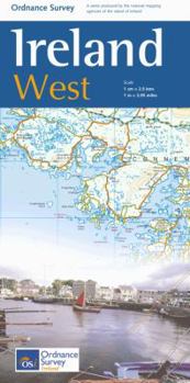 Ireland West Map 1:250 000 OS (Irish Maps, Atlases and Guides)