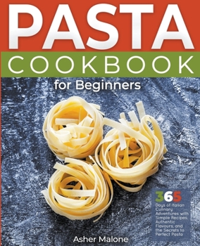 Paperback Pasta Cookbook for Beginners Book