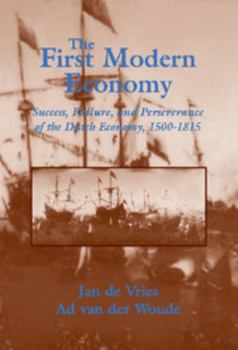 Hardcover The First Modern Economy Book