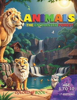 Paperback Animals The enchanted forest - Coloring book: The enchanted forest Book